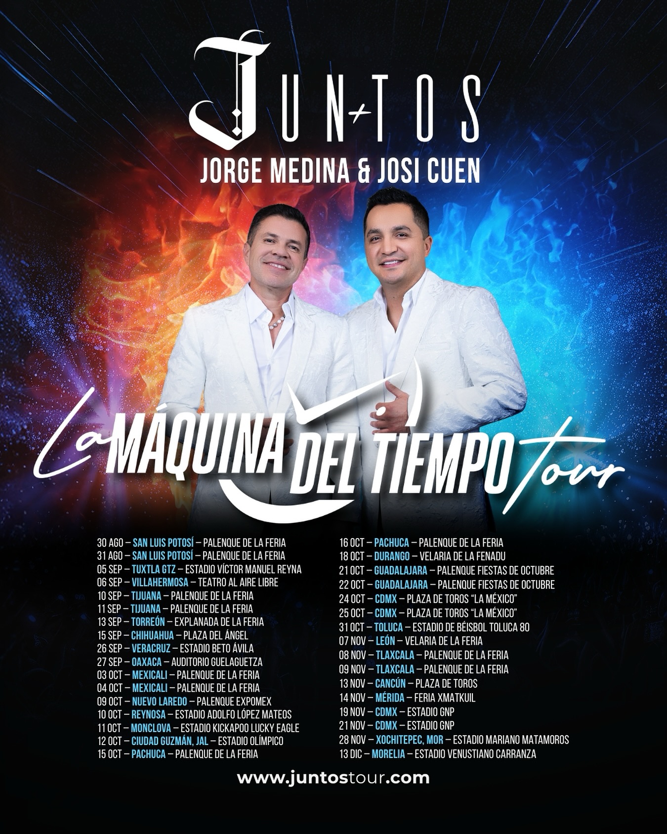 Jorge Medina JUNTOS Tour Poster 2026–2027